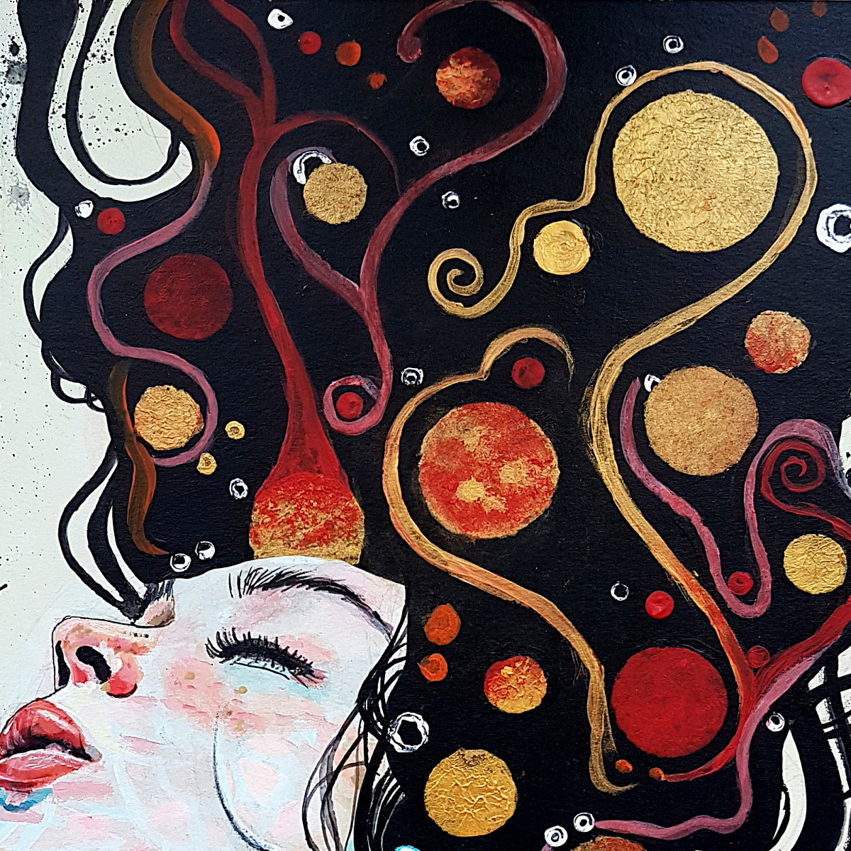 Acrylic Portrait Vitality, Digital Twin