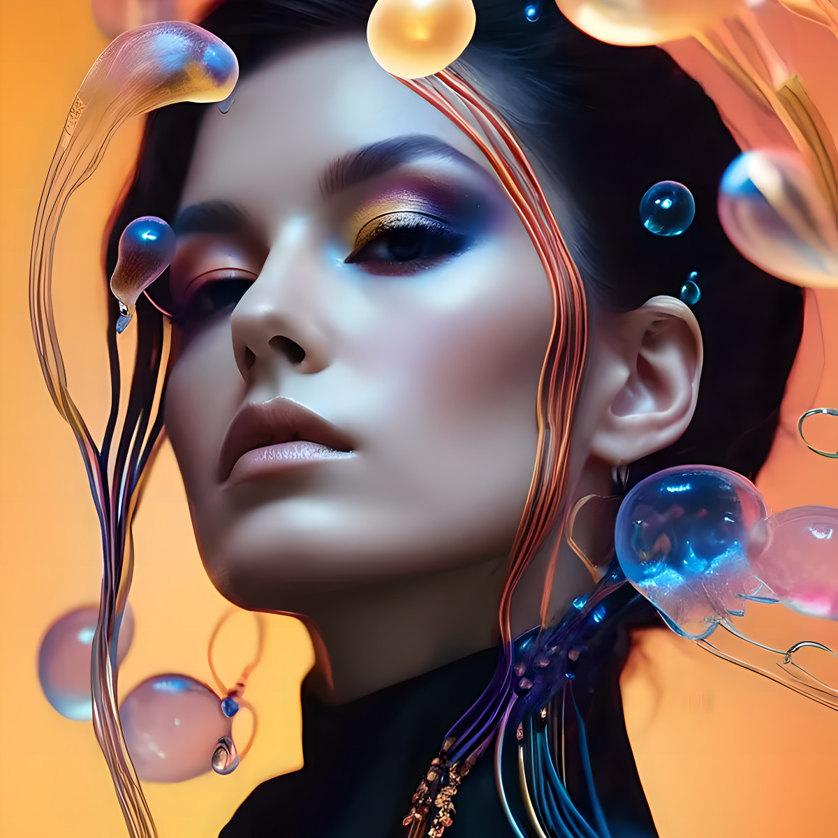 Neradis Lady NFT Crypto Art